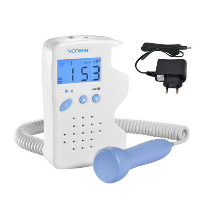 qualidade  Cheap Price Plastic Hand-Held Ultrasound Manufacturer Prenatal Fetal Heart Rate Baby Heartbeat Monitor fábrica