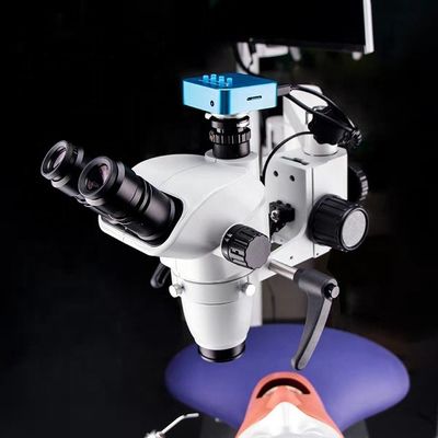 qualidade  China Metal Microscope Oral Stereo Endodontic Lap Dental Working Dental Digital Microscope With Camera fábrica